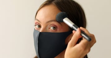 Maquillaje con mascarilla