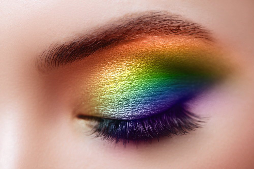 Actualizar 72+ imagen maquillaje de ojos arcoiris